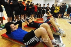 체대 입시 막바지 운동!