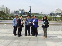 안산시 단원구, 국제거리극 성공 개최 위해 안산문화광장 현장 점검