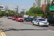 군포소방서, 소방차 길터주기 캠페인 펼쳐