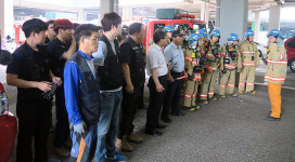 광명소방서, SK테크노파크 현장 합동 소방훈련 실시