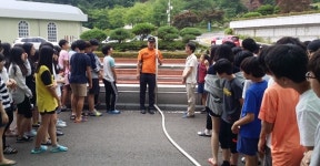 인천강화소방서, 안심수학여행 지원으로 구조구급대원 동행