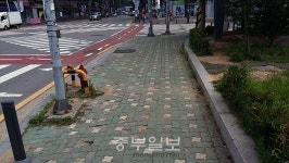 김포시, 나진상가·사우동 공설운동장 등 보도 정비