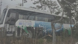 여주 처리 사거리서 어린이집 통학버스와 외국인 노동자 관광버스 충돌