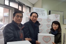 ㈔인천복지, 남구 기초푸드뱅크에 국수 130상자 전달