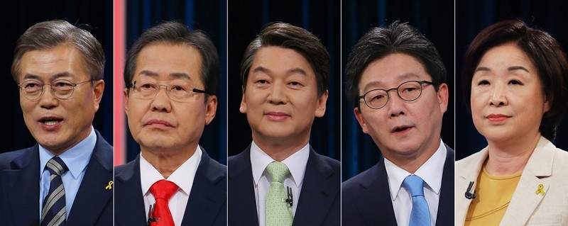 대선 후보들, 네거티브 공방의 물결 속 TV 토론 진행