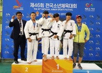 전국소년체전 화제의 팀, 창단 최고성적 덕현중 유도부