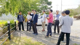 김윤주 군포시장, 주요 공사현장 재해대책 점검