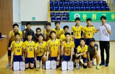 안양 연현중, 천년의빛 영광배 중고배구 첫 출전 첫 우승