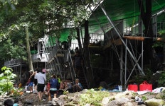 [피서철 멍드는 산하] 계곡 내 불법영업 여전…식당들, 평상 깔고 자릿세 받아