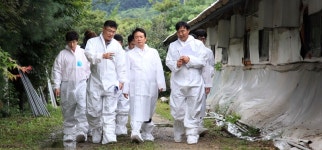 남지사, 동물복지인증농장 방문