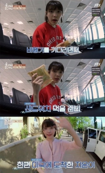 '효리네 민박' 아이유, 남동생 졸업식차 미국行…이효리 