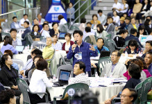 정찬민 용인시장, 시민 500명과 원탁토론회 가져