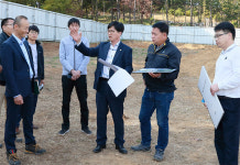 박영근 안산시의원, 반월동 공공도서관 건립공사 부지 시찰