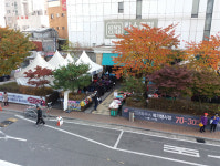 수원 아울렛, 인도 위 몽골텐트 설치 묻지마 영업