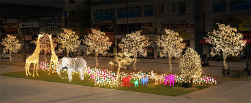 안산문화재단, 문화광장에 테마 LED조형물 전시