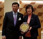 안양시의회 박정옥 의원, 안양시산악연맹으로부터 감사패 수상