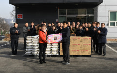 이천경찰·일진콤텍·전자, 새터민에 생필품 전달