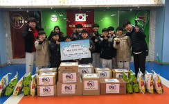 남양주시 별내동 한결태권도, 저소득 어르신 위해 쌀 100kg·라면 500개 전달