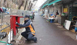 과천소방서, 굴다리시장 화재 안전관리 강화