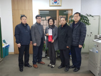광명택시협의회, 화영운수 노조 고순희 시의원에 감사패 전달