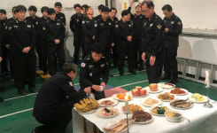 중부지방청, 3008함 경찰관 의경 함상 차례 진행