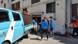 남양주시 와부조안행정복지센터, 집 청소 봉사활동 실시