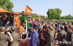 공군 10전비, 색다른 급식 푸드트럭에 장병 만족도 최고