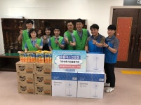 남양주 홈플러스 진접점 봉사동아리, 취약계층 냉방용품 전달
