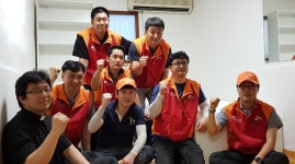 인천중구 북성동, 저소득 가정 집수리 봉사