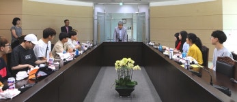 이태석 안산 상록구청장, 행정체험연수 대학생과 간담회