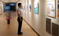 안양소방서, 청사 내 복도미술관 운영