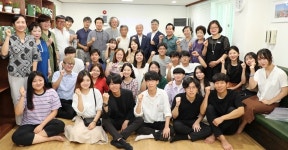 가천대 실내건축학과 학생들, 복정동 경로당 리모델링