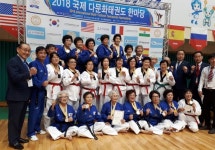 동두천 송내동 실버태권도, 국제 다문화 태권도 대회서 종합시범 우승