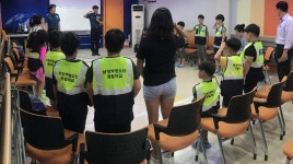 남양주경찰서, 화도읍 소재 청소년경찰학교서 생존수영 강의 진행