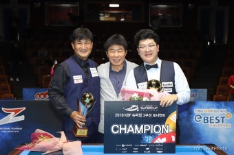 조건휘, KBF 슈퍼컵 3쿠션 토너먼트 우승...전국대회 첫 제패