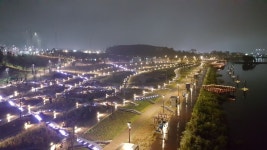 미리 가보는 동탄호수공원, 그림 같은 호수 위 마법 같은 분수쇼