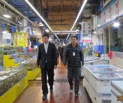 이상규 경기도 북부소방재난본부장, 구리소방서·구리농수산물 도매시장 방문