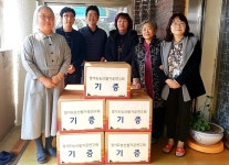 경기도농업기술원, 사회복지시설 생명의 집 방문해 가공 농산물 기증