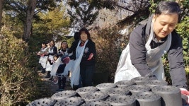 오산효성자연숲어린이집, 세마동 저소득 가구에 연탄 나눔