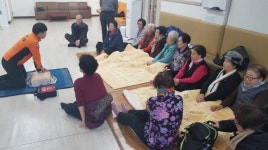 과천소방서, 문원1단지 경로당 소방안전교육 실시