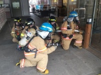 과천소방서, KT과천 스마트타워 합동 소방훈련 실시