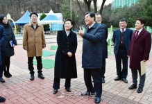 윤화섭 안산시장, 김현미 장관에 백운공원 재조성 건의