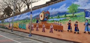 인천동구, 화도진 공원 벽화 보수공사 완료