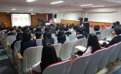 성남시장애인종합복지관, 불곡중 대상 장애인식 개선 교육