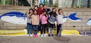 마을 벽화 그리기 용인 심곡마을 사업 진행