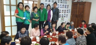 여주시새마을지회 정동 청안1리 마을서 사랑의 밥상 나누기 행사