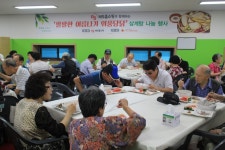 수정노인종합복지관, NS홈쇼핑과 함께 팔팔한 여름나기 위풍당닭 삼계탕 나눔 행사