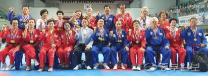 [인천시장기 겨루기 및 품새·실버태권도대회] 제27회 실버태권도 대회 단체전 우승 인천 미추홀노인복지관
