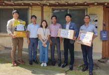 ㈜한전산업개발 안성지점 나누리봉사단, 추석명절 맞아 취약가구 4가정에 쌀·라면 전달