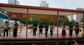 고양 행남초, 기존 조회대 새롭게 꾸며
